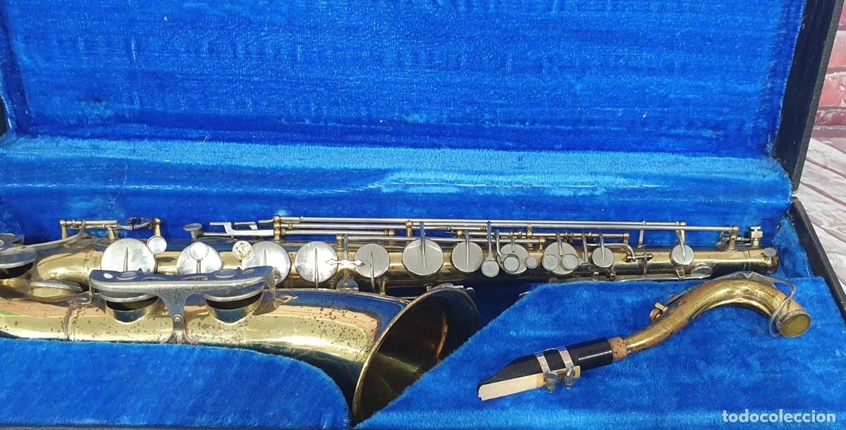 Coleccionismo: Saxof&oacute;n tenor con estuche - Foto 3