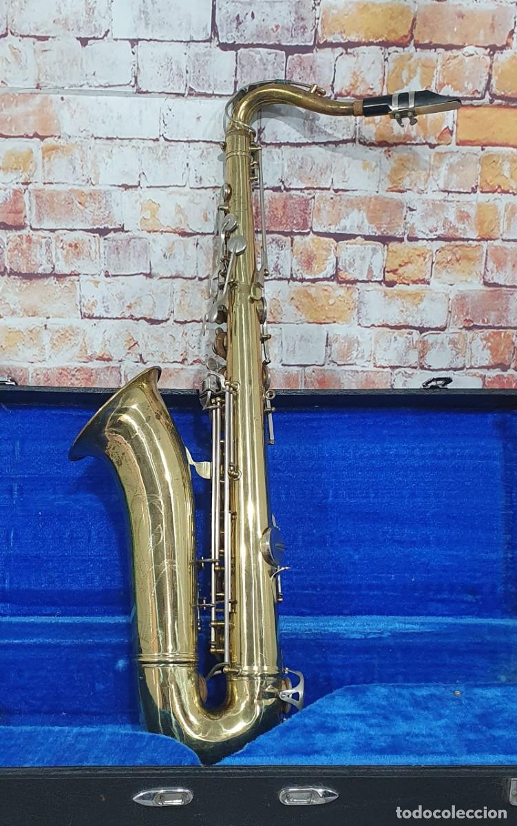 Coleccionismo: Saxof&oacute;n tenor con estuche - Foto 5