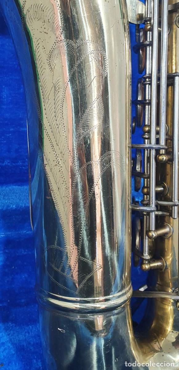 Coleccionismo: Saxof&oacute;n tenor con estuche - Foto 6