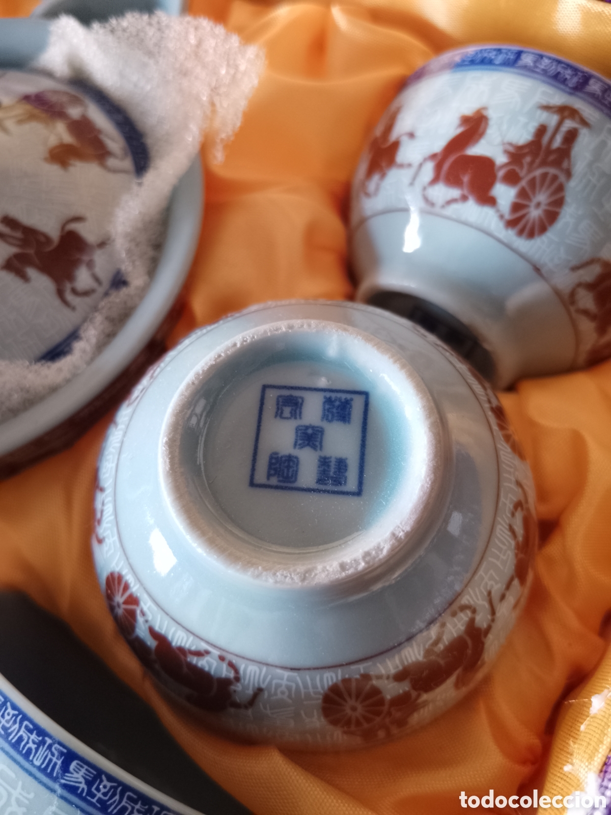 Coleccionismo: Chinese Tea Set in presentation box. - Foto 4