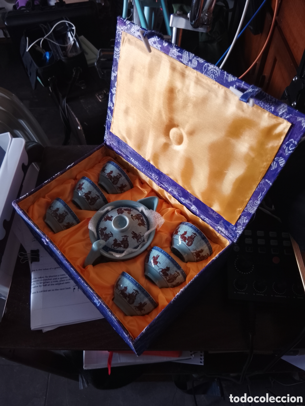 Coleccionismo: Chinese Tea Set in presentation box. - Foto 5
