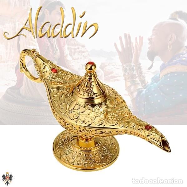 Coleccionismo: LAMPARA ACEITE ALADINO MARAVILLOSA 19 CMS