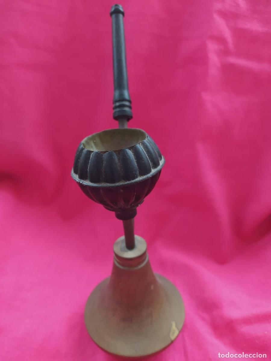Coleccionismo: ANTIGUA PIPA O CACHIMBA PARA FUMAR DE BRONCE - Foto 2