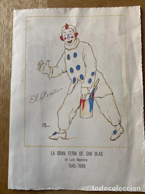 Coleccionismo: LA GRAN FERIA DE SAN BLAS-LUIS MASRIERA-PROGRAMA DICIEMBRE 1945