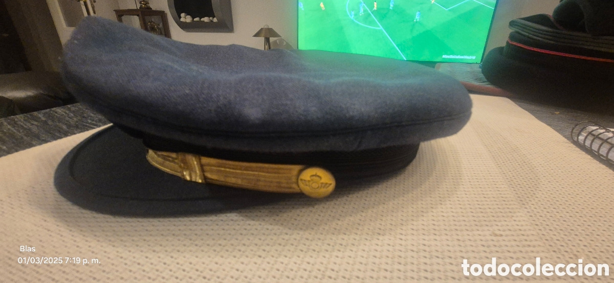 Coleccionismo: Gorra Capit&aacute;n Ej&eacute;rcito del Aire - Foto 2
