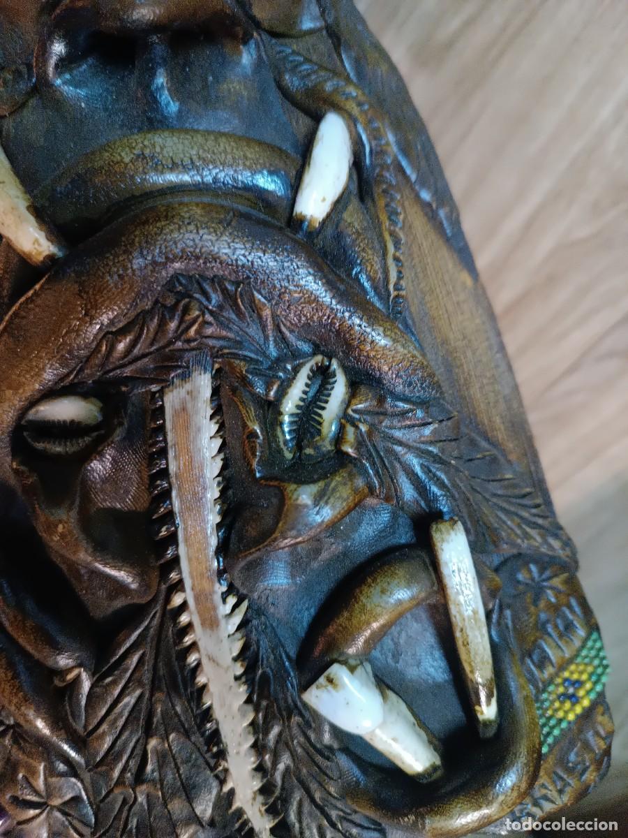Coleccionismo: Figura brasile&ntilde;a de madera - Foto 2