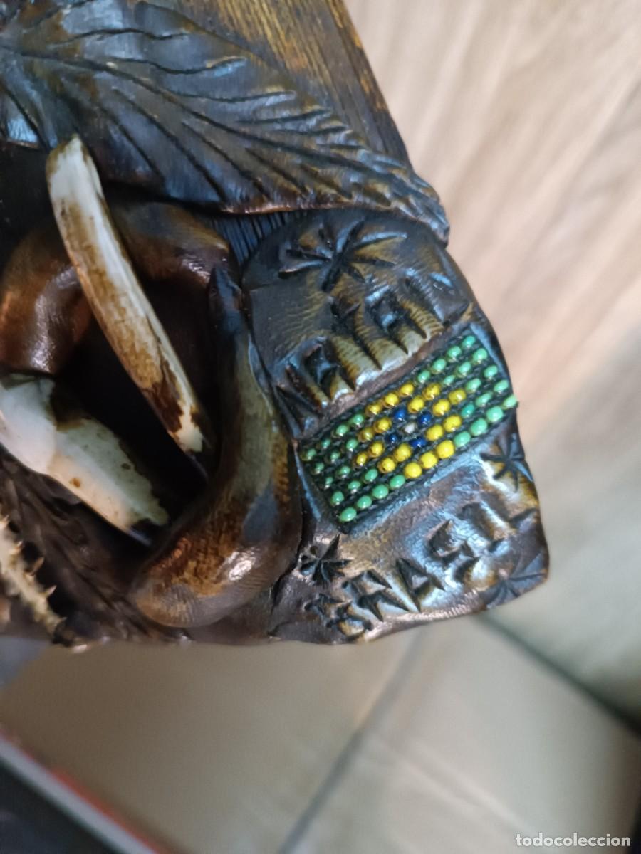 Coleccionismo: Figura brasile&ntilde;a de madera - Foto 3