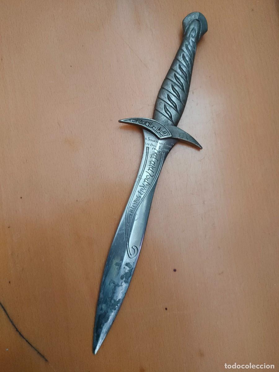 Coleccionismo: ESPADA FRODO EL SE&Ntilde;OR DE LOS ANILLOS - Foto 1