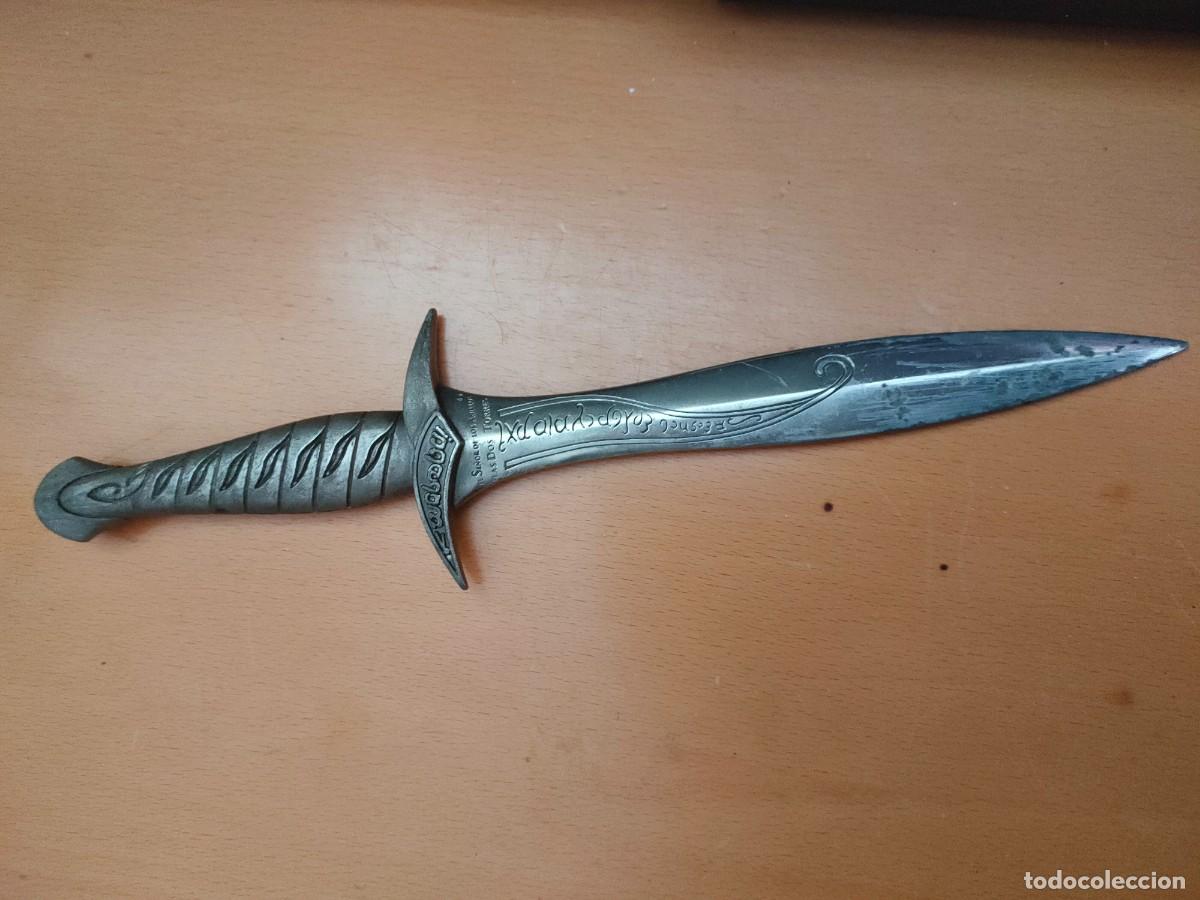 Coleccionismo: ESPADA FRODO EL SE&Ntilde;OR DE LOS ANILLOS - Foto 2