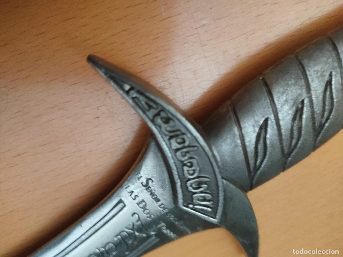 Coleccionismo: ESPADA FRODO EL SE&Ntilde;OR DE LOS ANILLOS - Foto 4