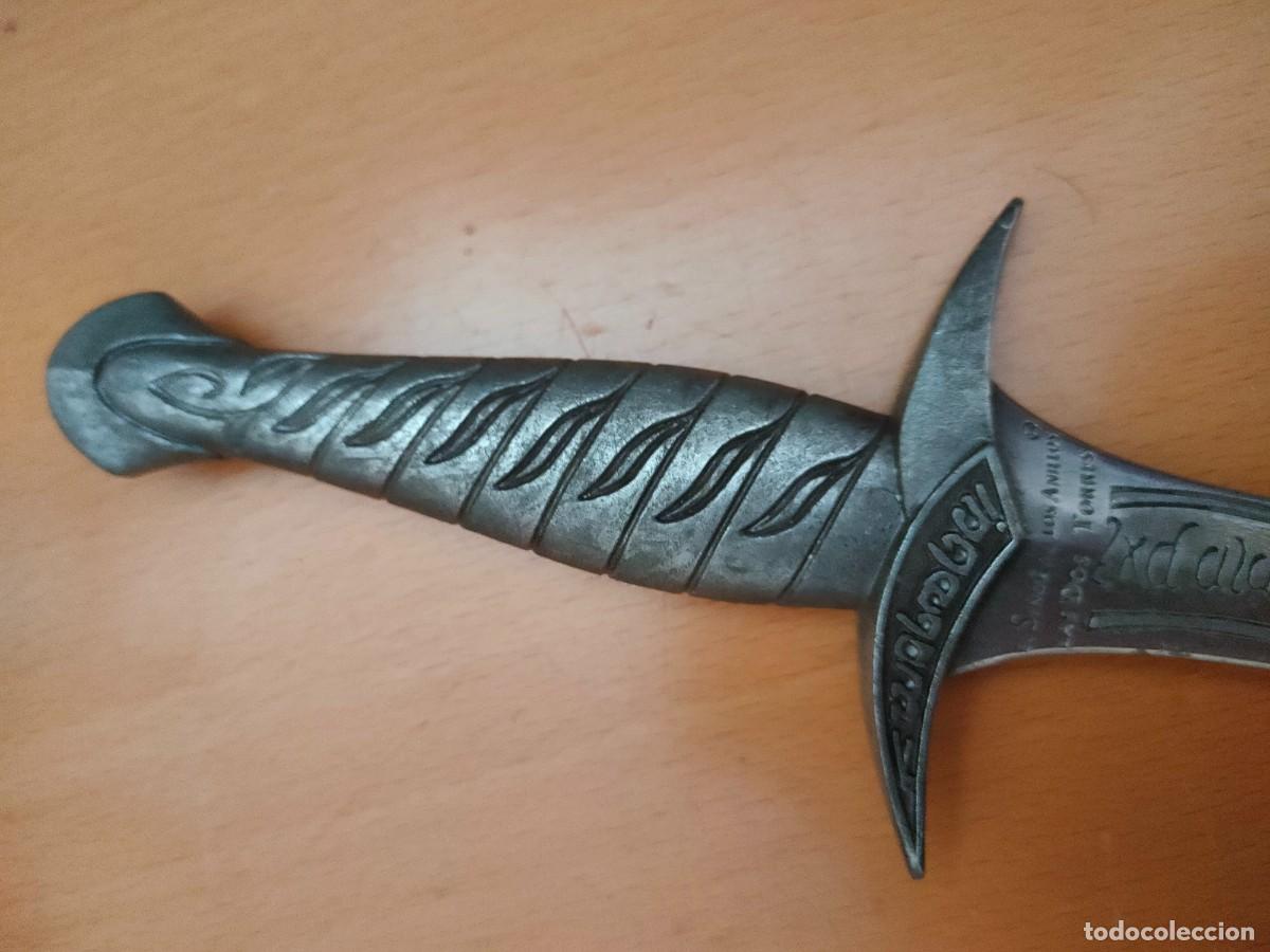 Coleccionismo: ESPADA FRODO EL SE&Ntilde;OR DE LOS ANILLOS - Foto 5