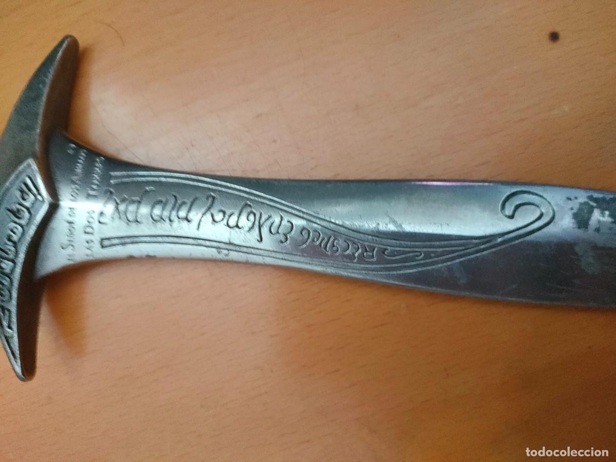 Coleccionismo: ESPADA FRODO EL SE&Ntilde;OR DE LOS ANILLOS - Foto 6