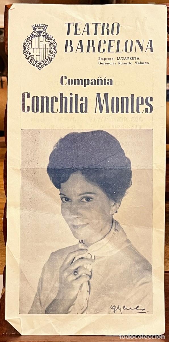 Coleccionismo: Teatro Barcelona. Compa&ntilde;&iacute;a Conchita Montes Programa de mano &rdquo;Mary, Mary&rdquo; 1962