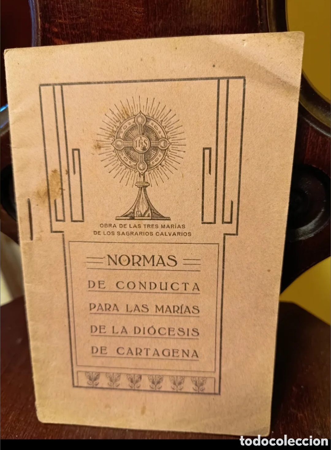 Colecionismo: Normas conducta Mar&iacute;as Di&oacute;cesis Cartagena 1917