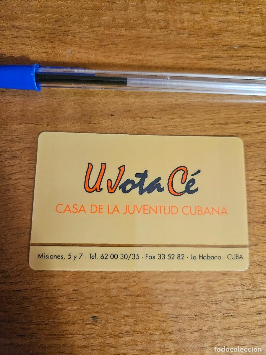 Coleccionismo: Tarjeta carnet UJotaC&eacute; - Casa de la Juventud Cubana - UJC Cuba - Uni&oacute;n de J&oacute;venes Comunistas