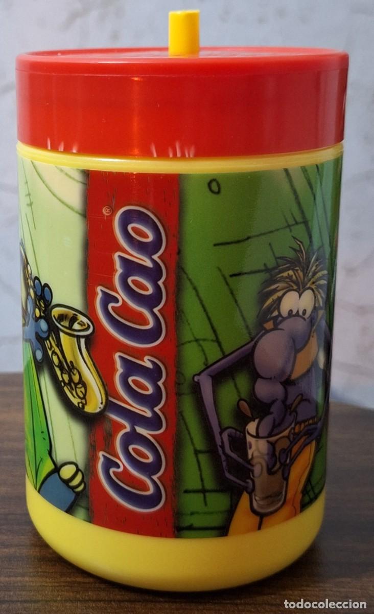 Coleccionismo: VASO COLA-CAO MUSIKAO &middot; Medidas: 12 cm. de altura x 7,5 cm. de di&aacute;metro &middot; SIN M&Uacute;SICA &middot; A&ntilde;o 1997