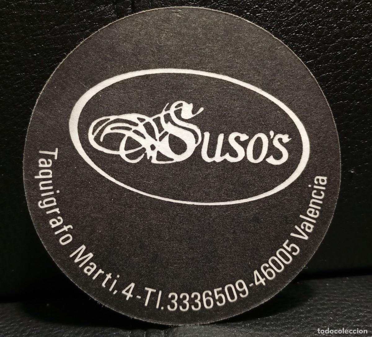 Coleccionismo: SUSO'S - POSAVASOS - VALENCIA - CERVEZA - REFRESCOS - SIDRA - BITTER