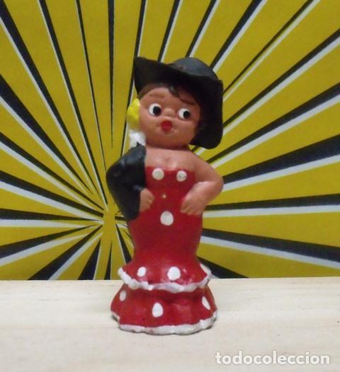 Coleccionismo: Figura Alborox Flamenca - Terracota Barro