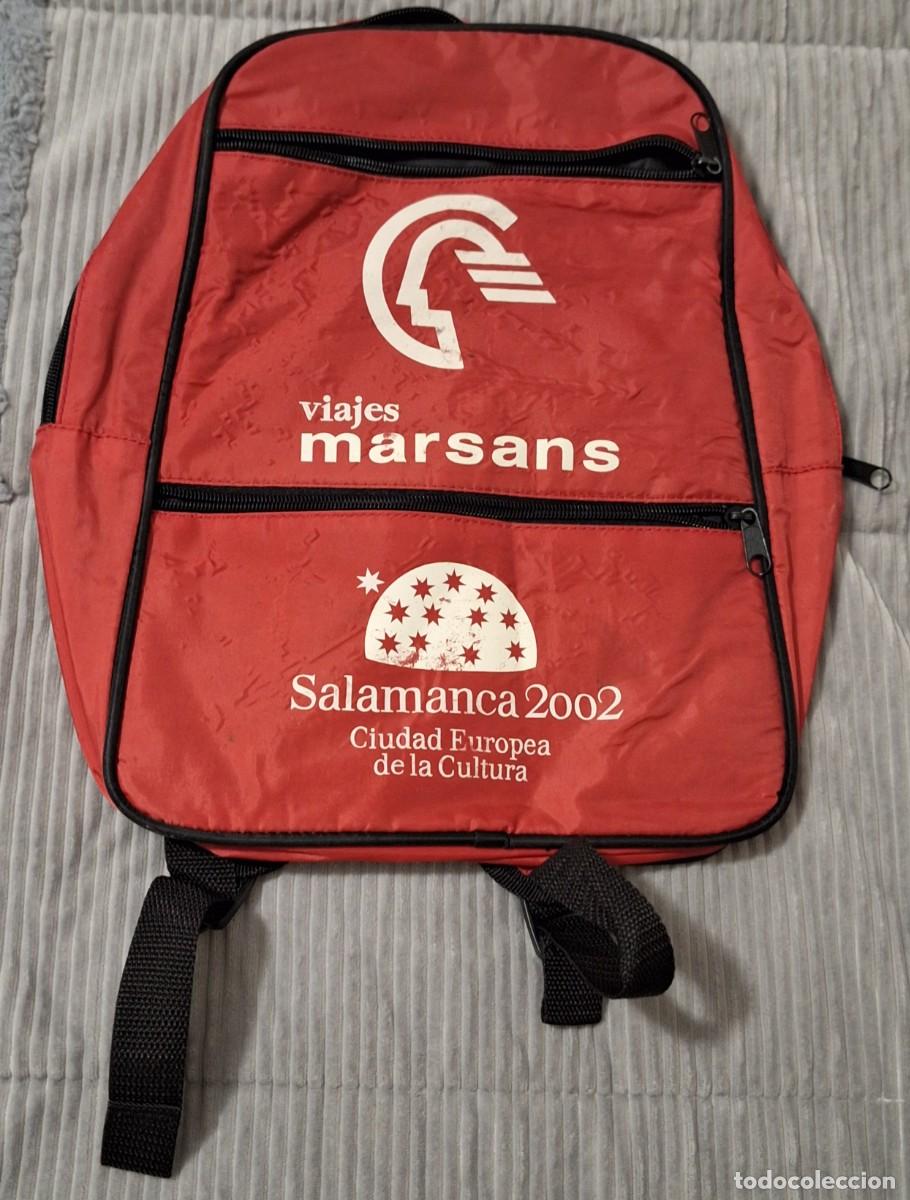 Coleccionismo: MOCHILA DE VIAJES MARSANS - Salamanca 2002 Ciudad Europea de la Cultura - PESO: 291 GRAMOS
