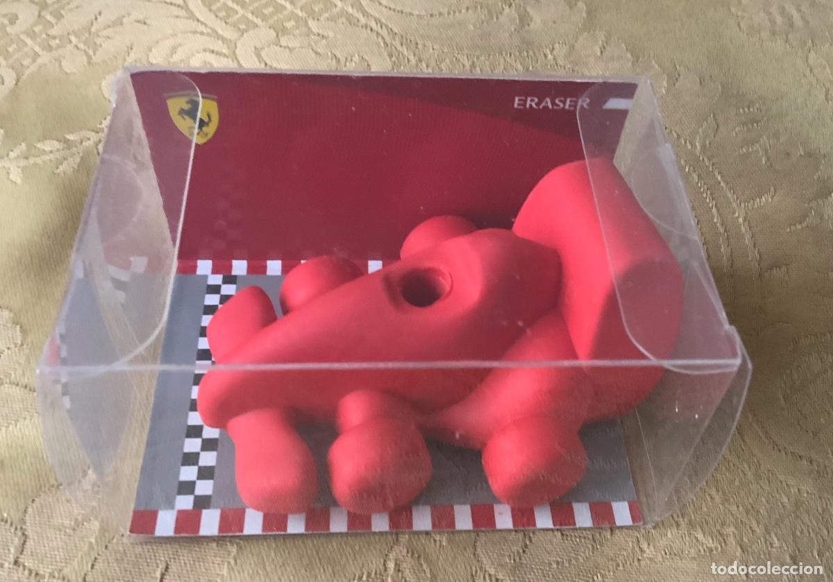 Coleccionismo: GOMA DE BORRAR PORTA BOLI FERRARI, PRODUCTO OFICIAL MARANELLO