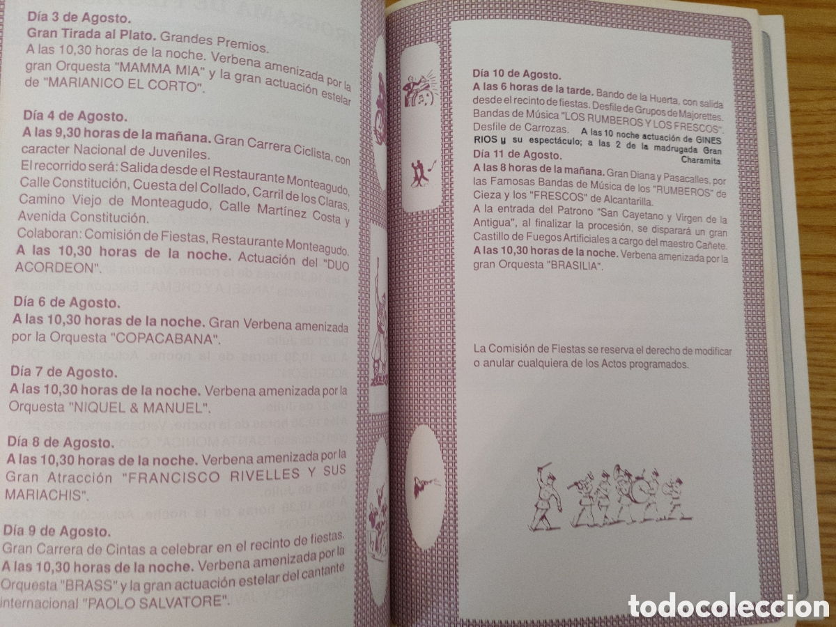 Coleccionismo: MONTEAGUDO.PROGRAMA Y FIESTAS.1991 - Foto 5