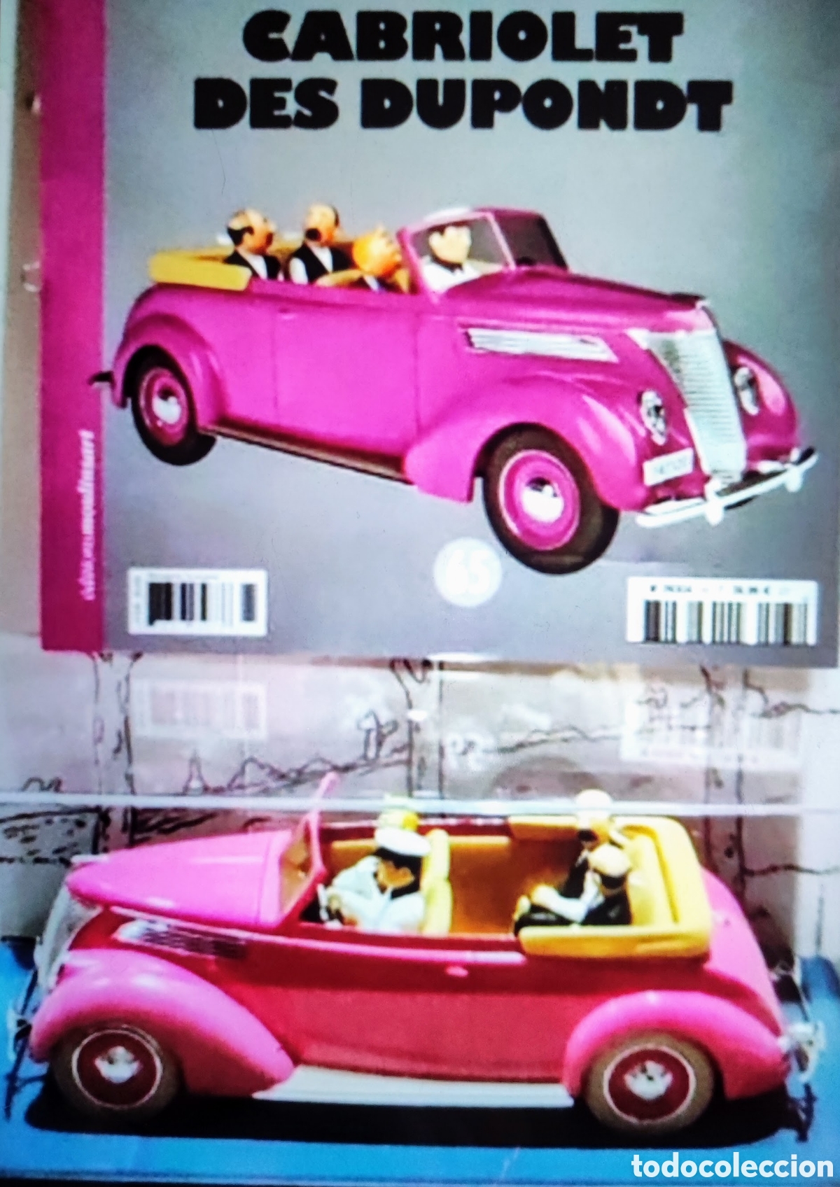 Coleccionismo: Coche Tint&iacute;n n65 Ford V8 club cabriolet
