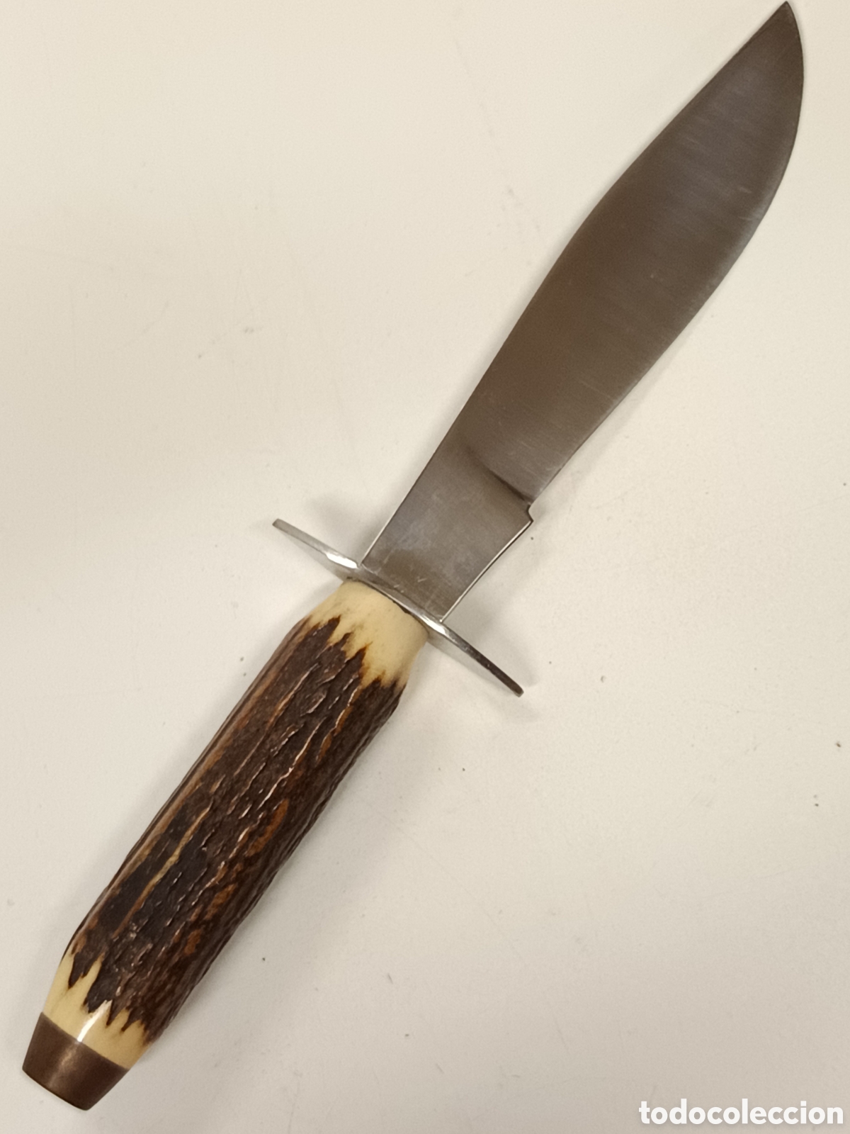 Coleccionismo: Cuchillo Muela 24cm asta cuerna ciervo - Foto 6