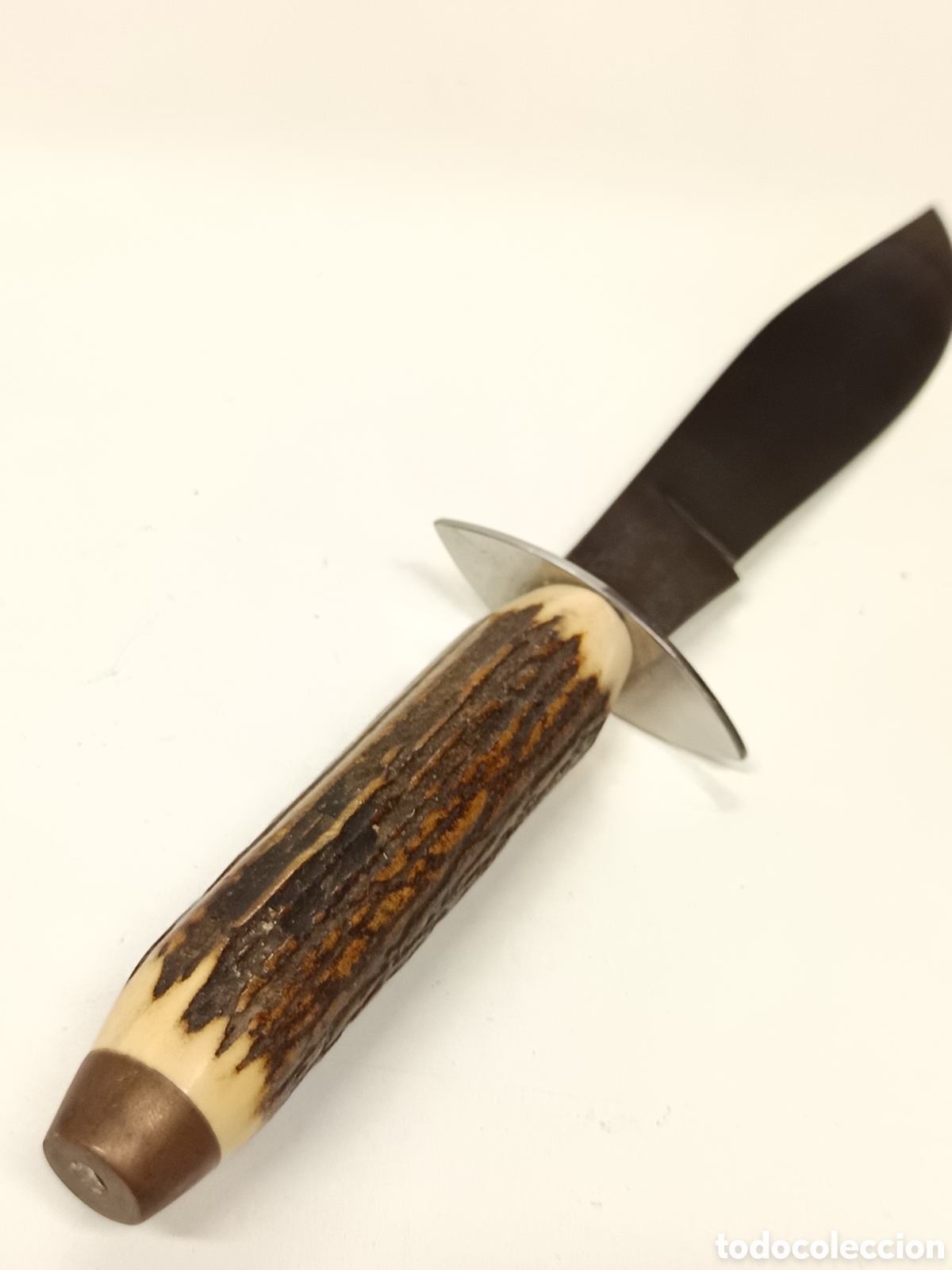 Coleccionismo: Cuchillo Muela 24cm asta cuerna ciervo - Foto 8