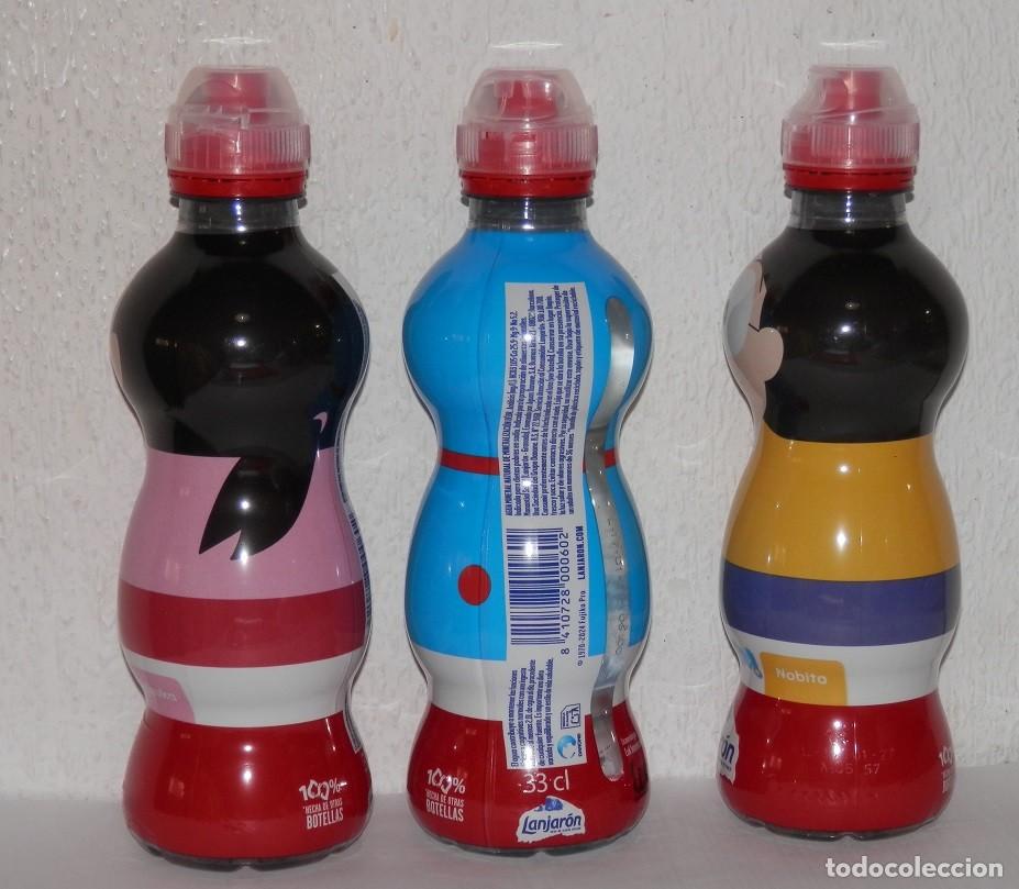 Coleccionismo: SERIE DE BOTELLAS DE AGUA DORAEMON - Foto 2