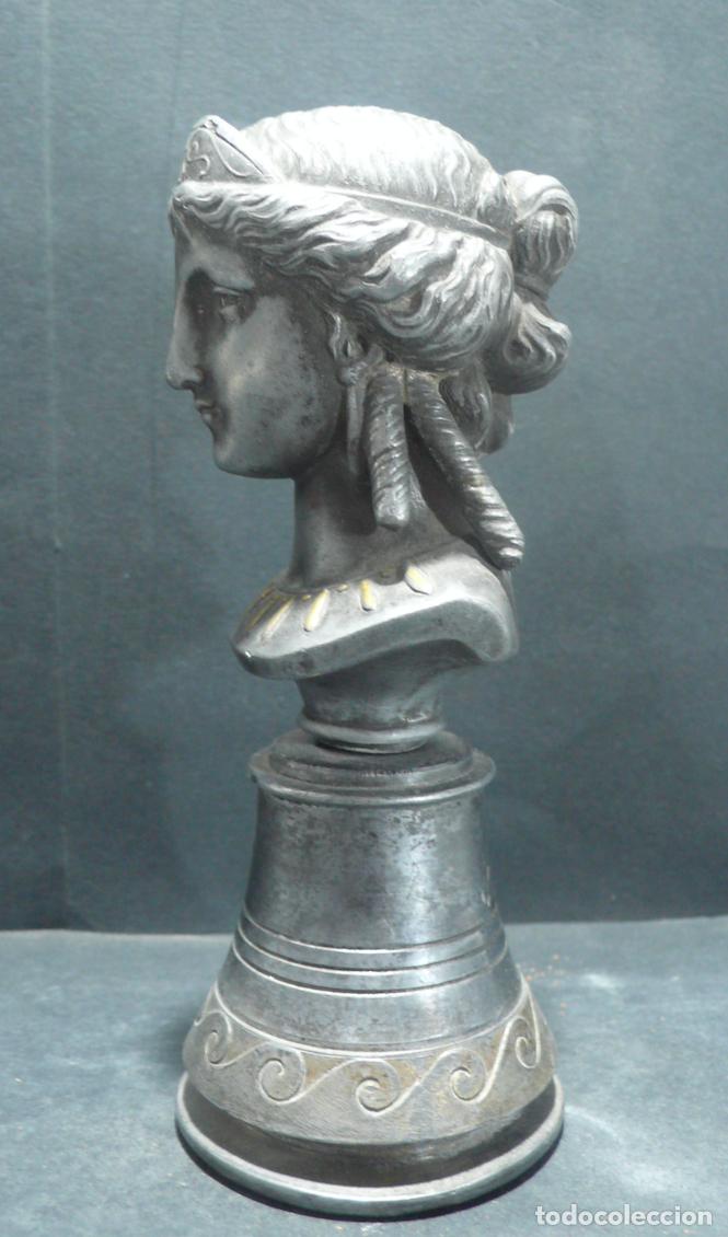 Coleccionismo: PEQUE&Ntilde;O BUSTO DE METAL - Foto 2