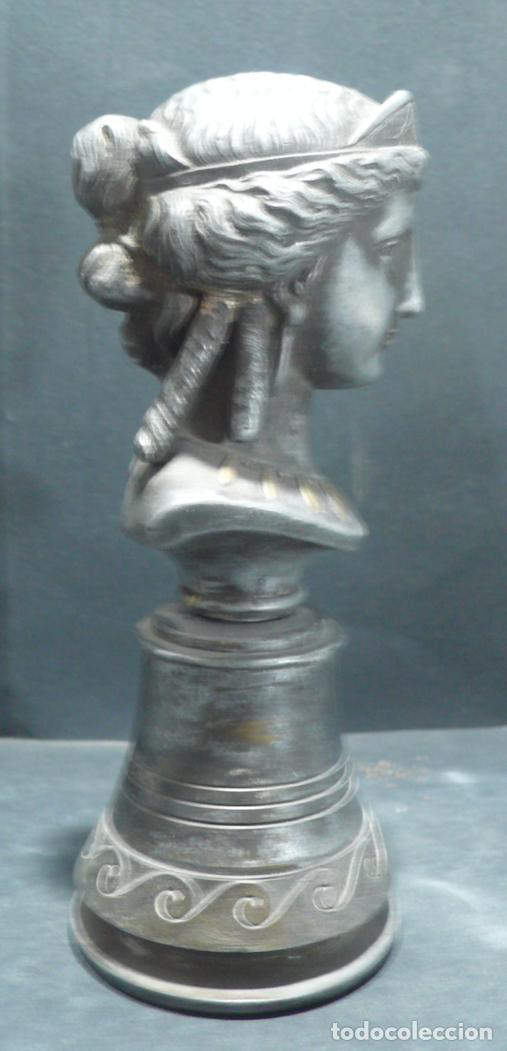 Coleccionismo: PEQUE&Ntilde;O BUSTO DE METAL - Foto 3