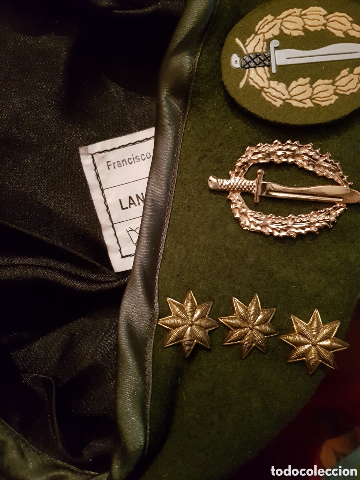 Coleccionismo: BOINA DE CORONEL DE LAS COES TALLA 58 - Foto 2