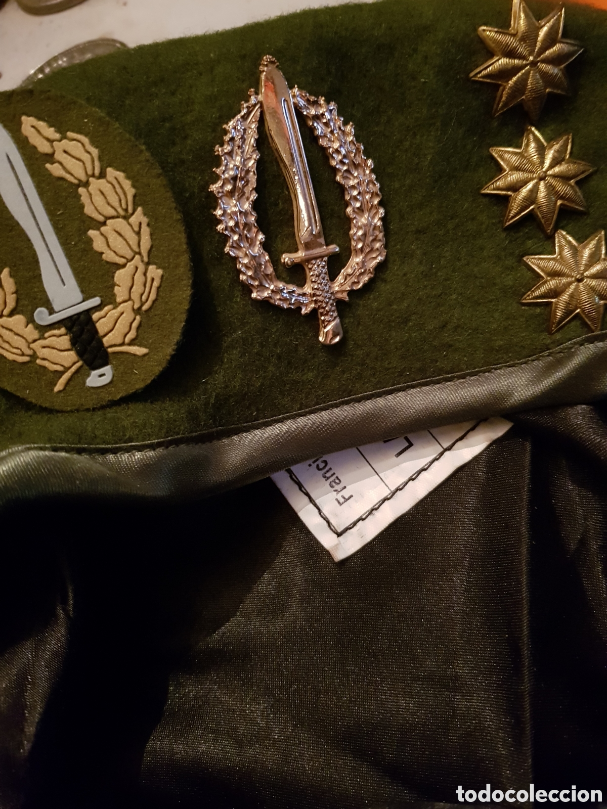 Coleccionismo: BOINA DE CORONEL DE LAS COES TALLA 58 - Foto 4