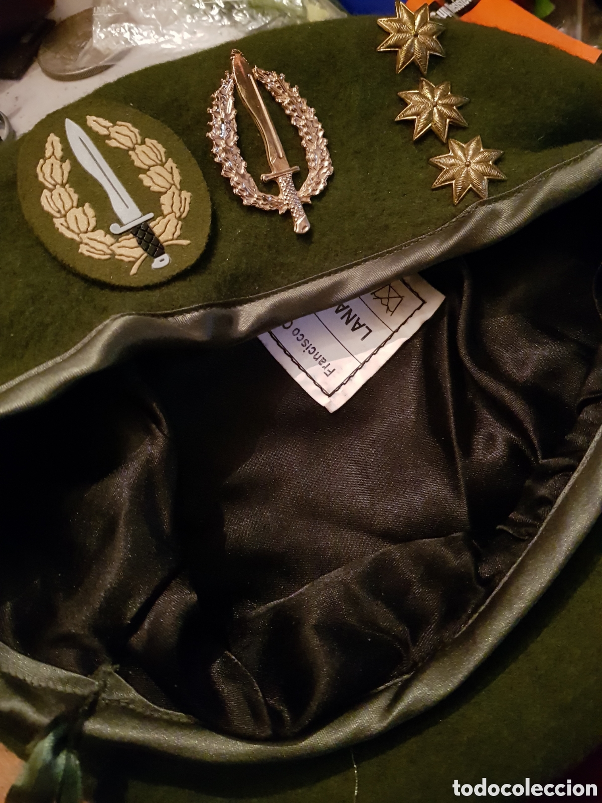 Coleccionismo: BOINA DE CORONEL DE LAS COES TALLA 58 - Foto 1