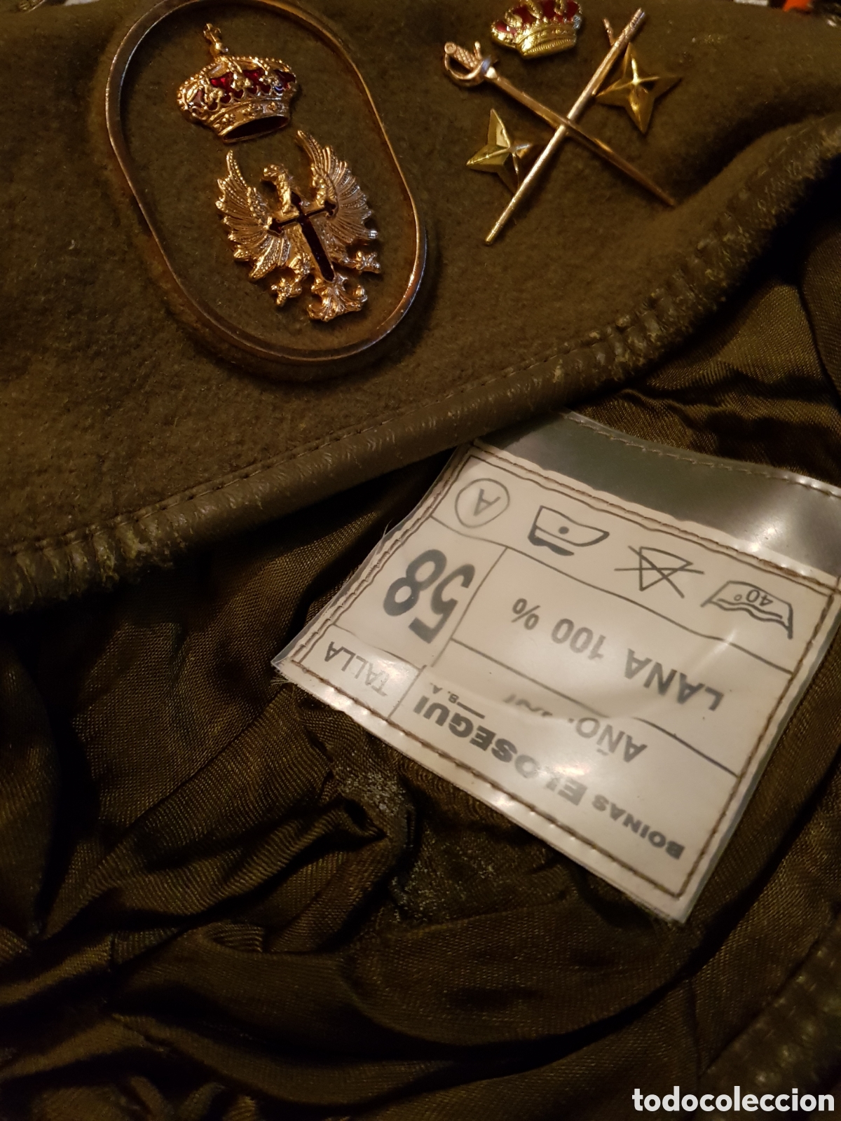 Coleccionismo: BOINA DE GENERAL DE DIVISI&Oacute;N TALLA 58 EJ&Eacute;RCITO DE TIERRA