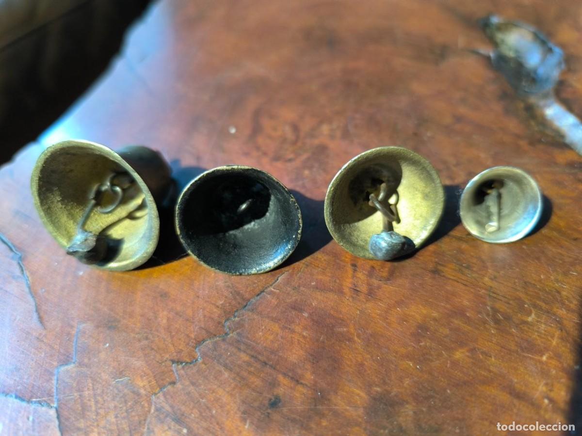 Coleccionismo: 4 CAMPANAS CAMPANILLAS PEQUE&Ntilde;AS - Foto 2