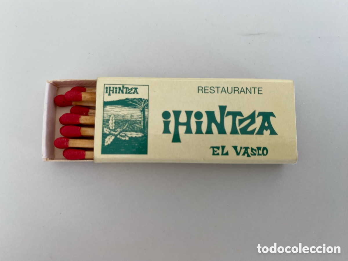 Sammeln: Caja de cerillas Restaurante IHINTZA El Vasco Vila-real