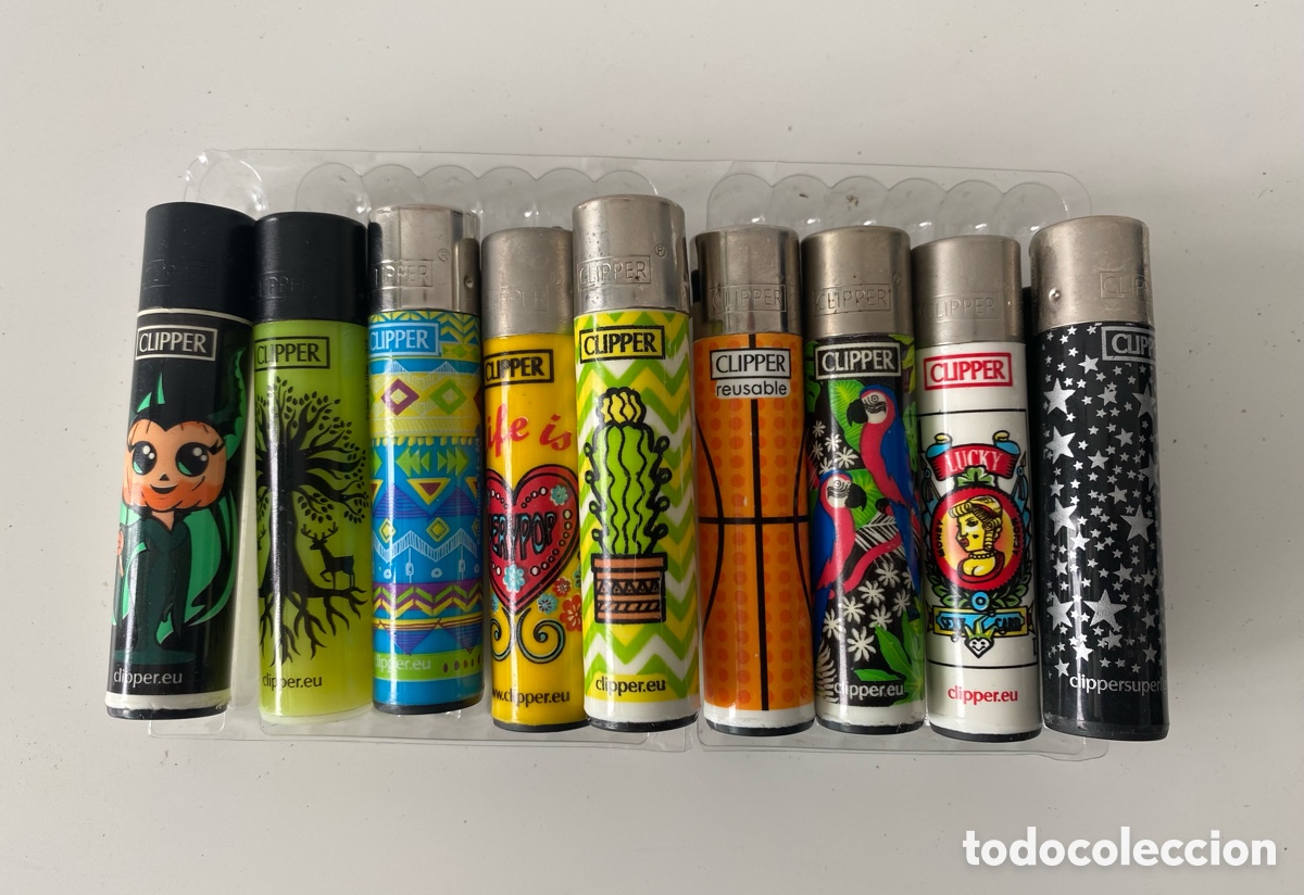 Coleccionismo: Lote mecheros CLIPPER Colecci&oacute;n - Foto 1