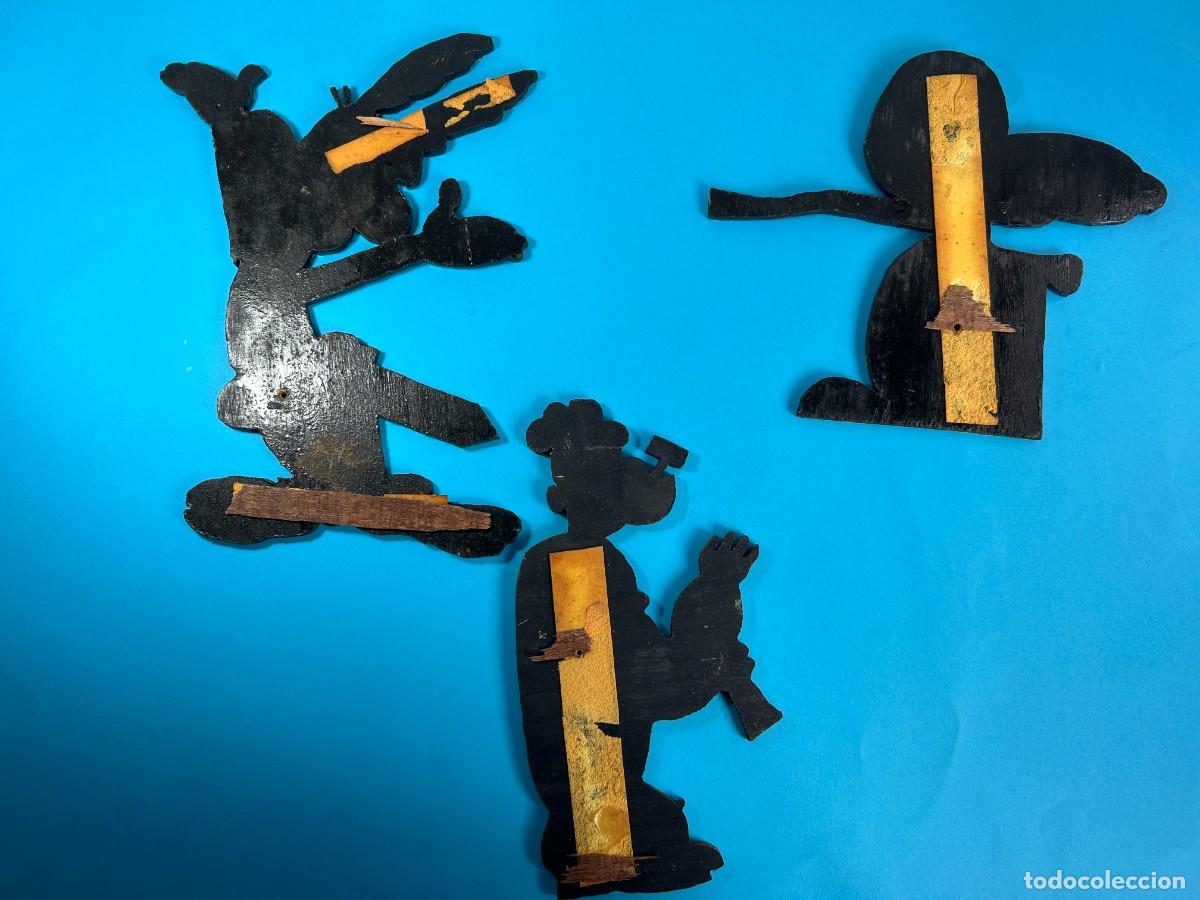 Coleccionismo: LOTE FIGURAS DE MADERA DE ASTERIX POPEYE Y SNOOPY - Foto 8
