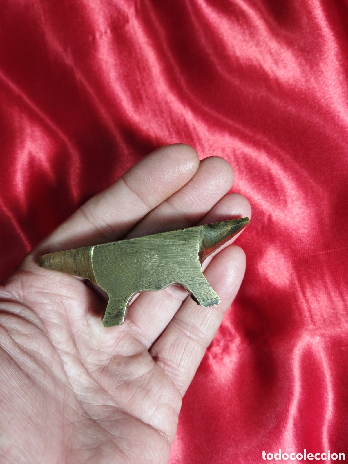 Coleccionismo: Yunque joyer&iacute;a bronce - Foto 2