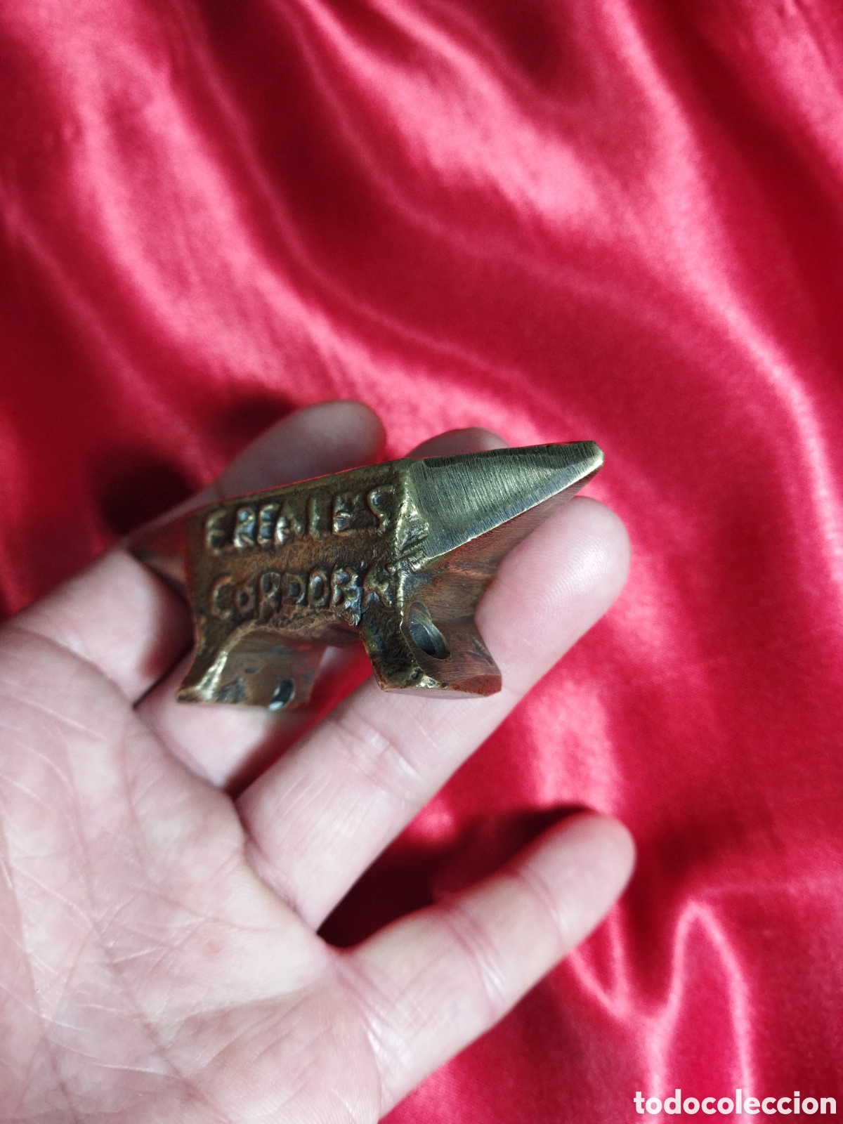 Coleccionismo: Yunque joyer&iacute;a bronce - Foto 7