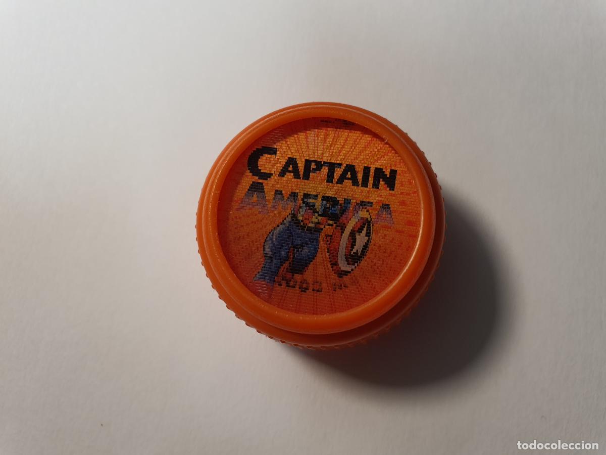 Coleccionismo: CROMO TAPON MARVEL 2003 -- PEPSI -- N&ordm; CAPTAIN AMERICA