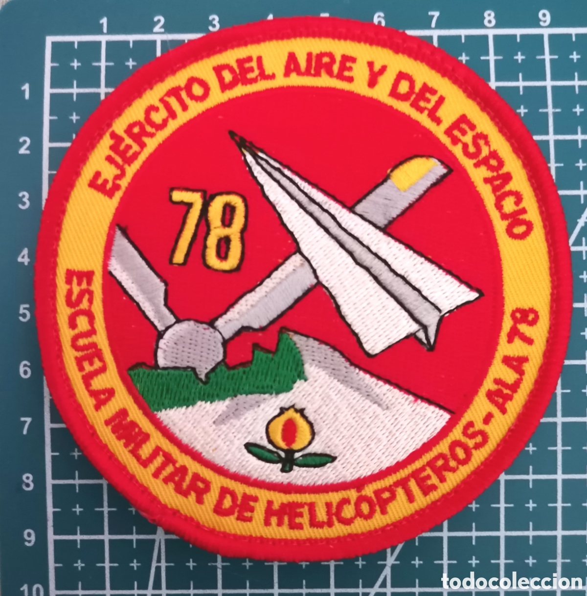 Coleccionismo: Parche ALA 78 ESCUELA MILITAR DE HELIC&Oacute;PTEROS ARNILLA GRANADA EJ&Eacute;RCITO DEL &Aacute;IRE Y DEL ESPACIO ESPA&Ntilde;A