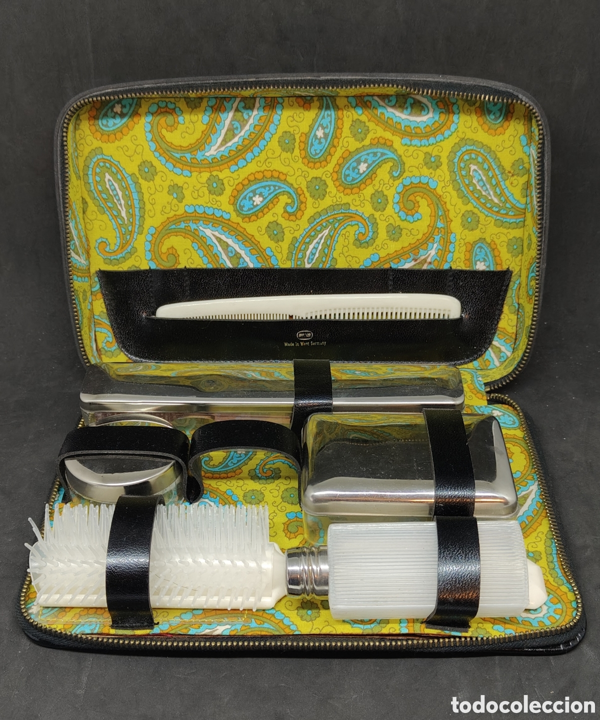 Collecting: antiguo kit de viaje tocador - car230