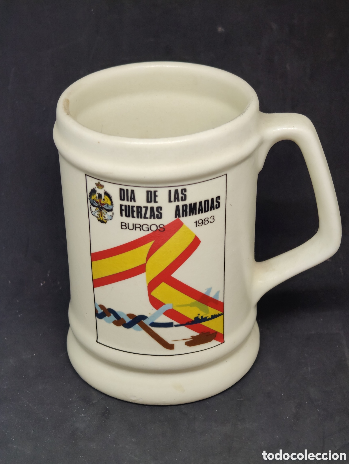 Collectionnisme: Jarra cer&aacute;mica - d&iacute;a fuerzas armadas - burgos 1983 - car230