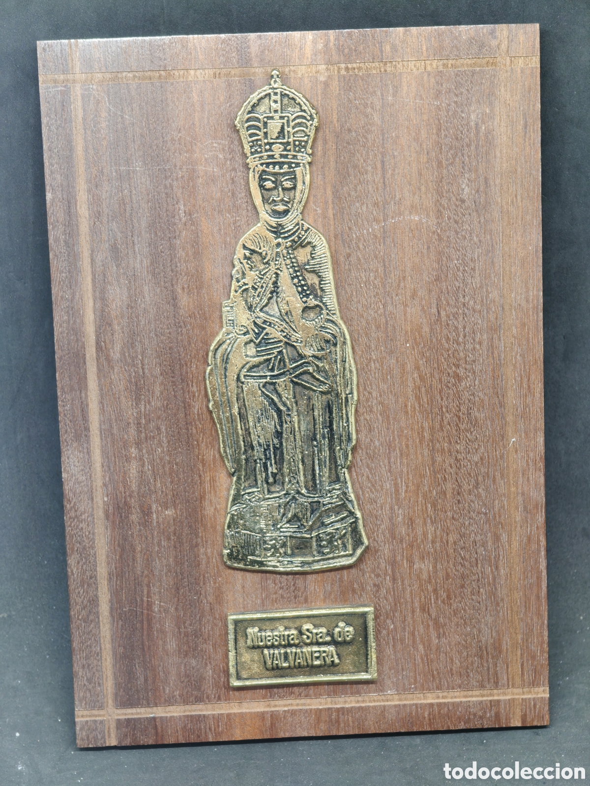 Collecting: cuadro madera y metal - nuestra se&ntilde;ora de valvanera - car230