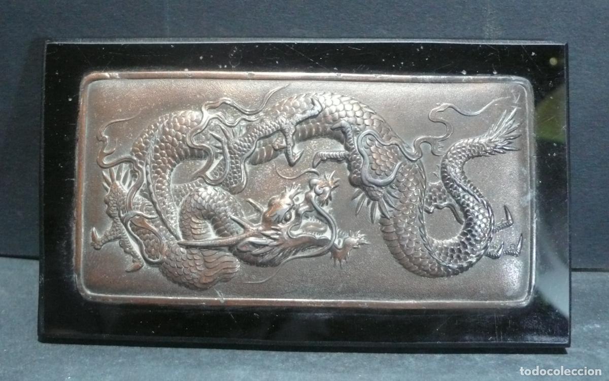 Coleccionismo: PEQUE&Ntilde;A PLACA DE METAL - Foto 1