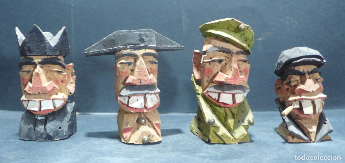 Coleccionismo: PEQUE&Ntilde;AS FIGURAS EN CORCHO - Foto 1