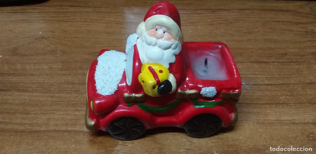 Coleccionismo: COCHE PAPA NOEL CON VELA - Foto 1