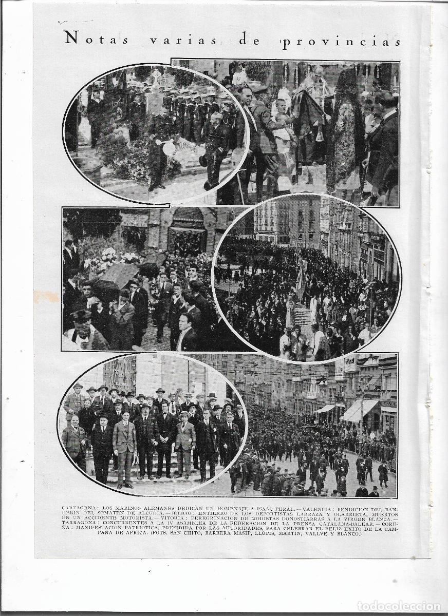 Colecionismo: A&Ntilde;O 1926 RECORTE PRENSA BILBAO MUERTE ENTIERRO DEPORTISTAS LARRAZA OLARRIETA ACCIDENTE DE MOTO